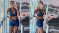 Brunna Gonçalves mostra barriguinha durante treino: 